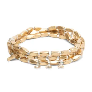 Iconic Wrap Bracelets - Gold Silver