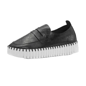 Ilse Jacobsen Platform Flats - Black