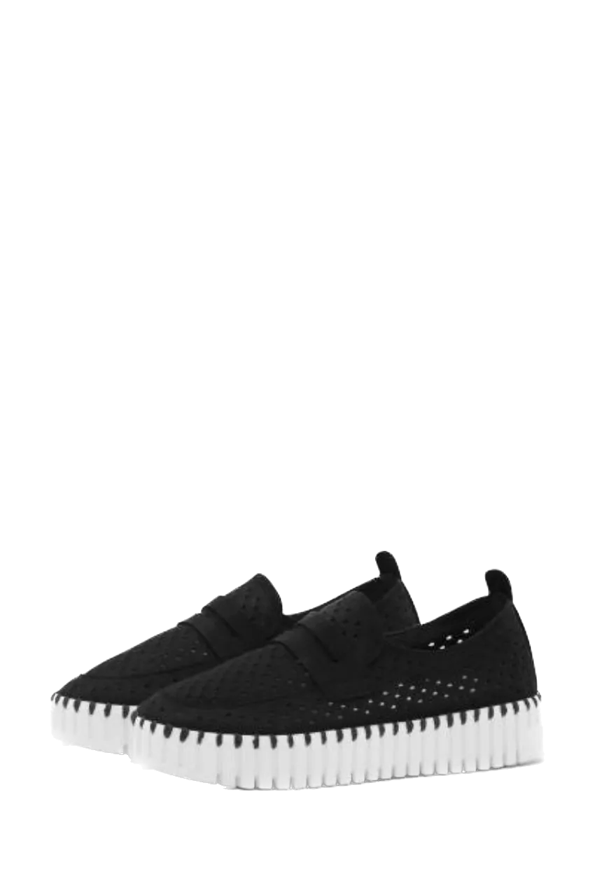 Ilse Jacobsen Platform Flats - Black