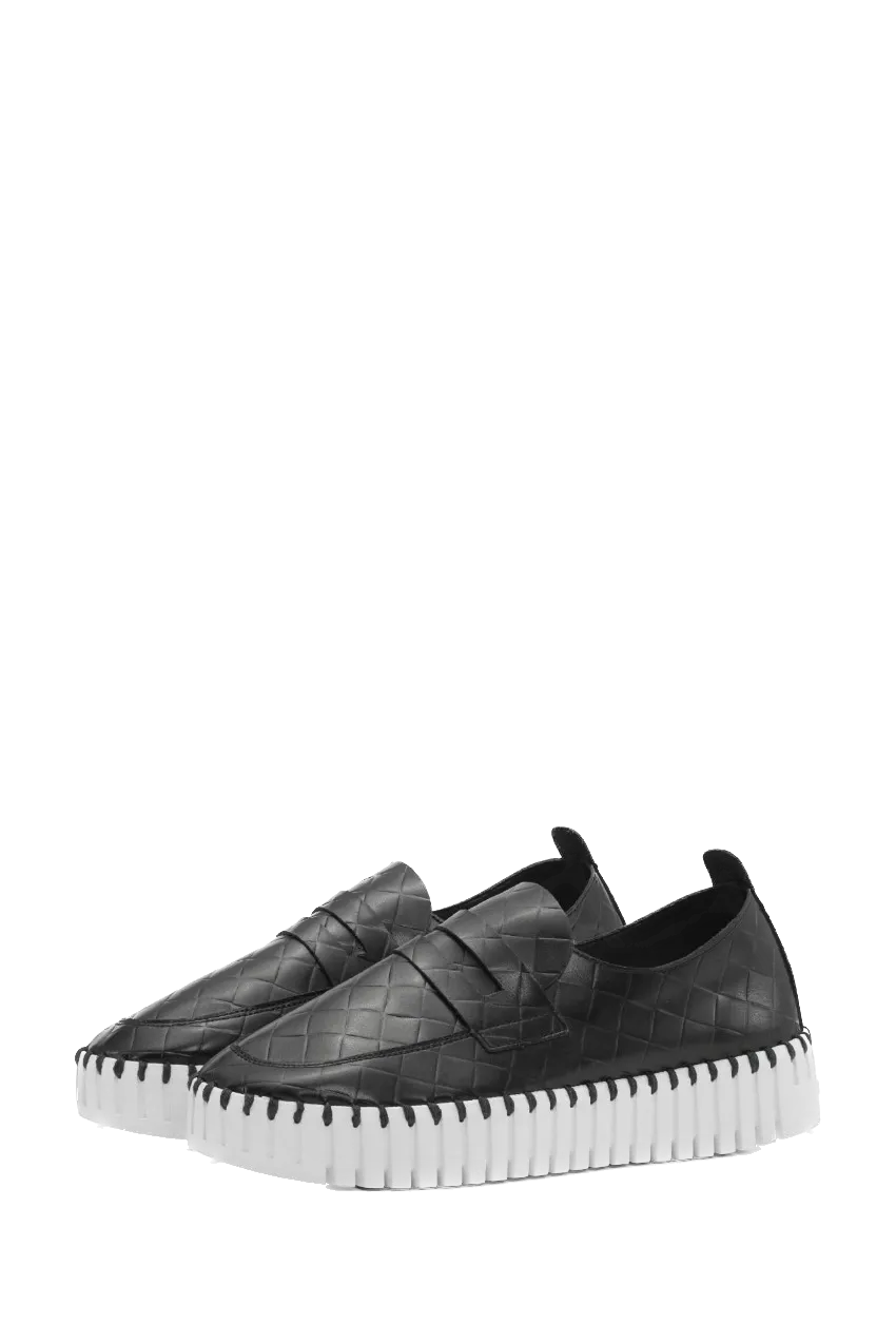 Ilse Jacobsen Platform Flats - Black