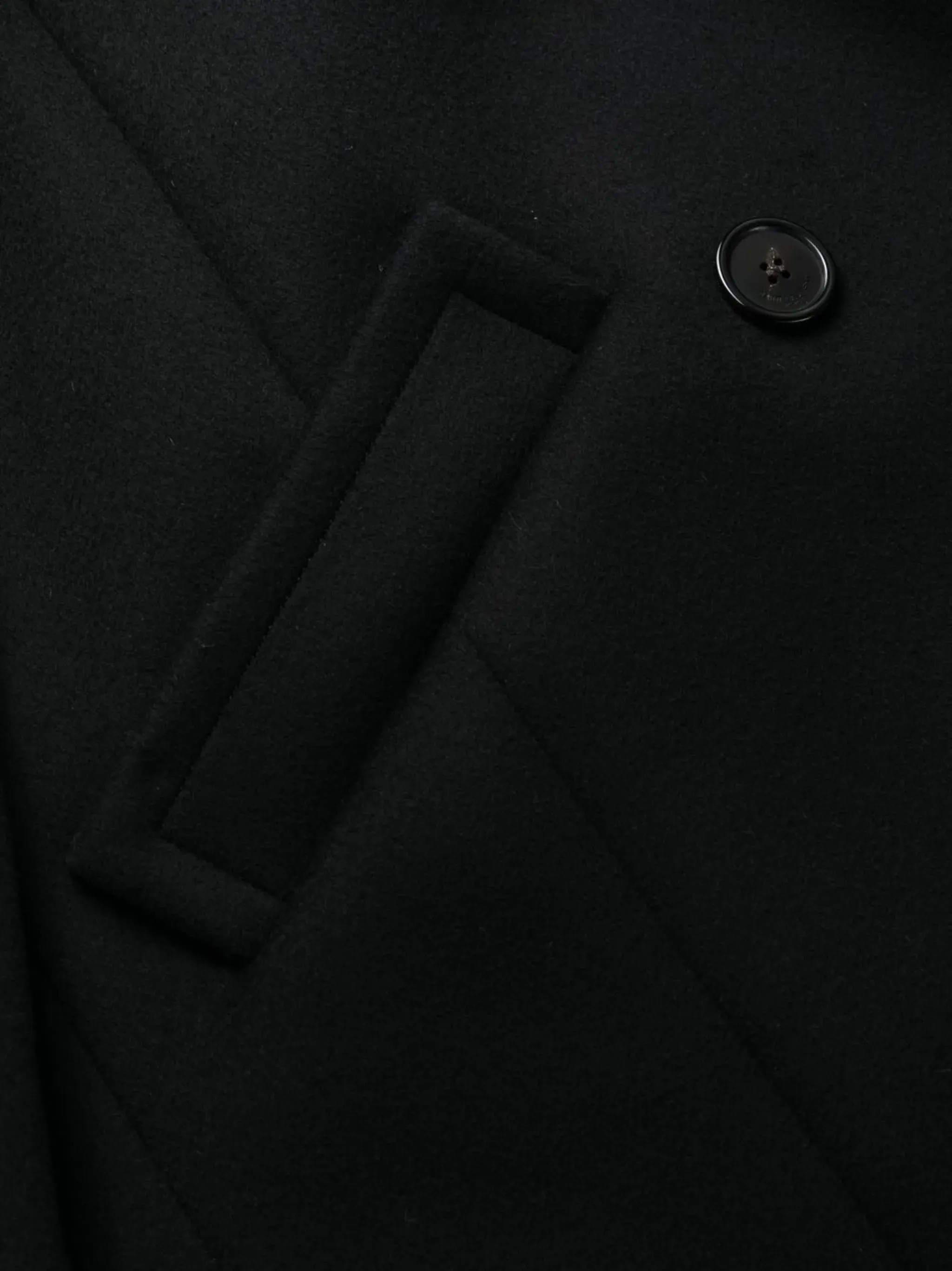Invitation-only sale coat wool Worldwide delivery double-breasted