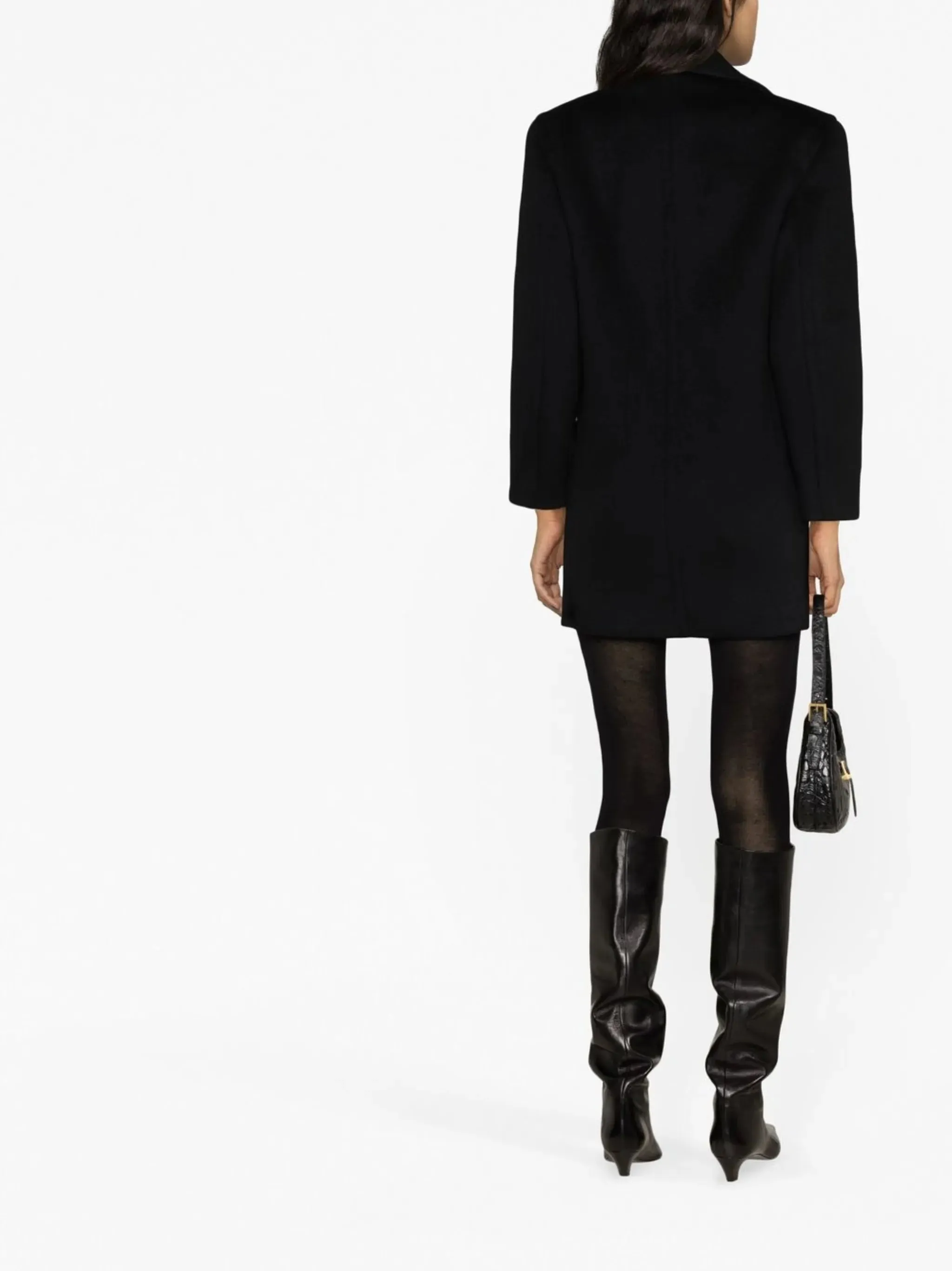 Invitation-only sale coat wool Worldwide delivery double-breasted
