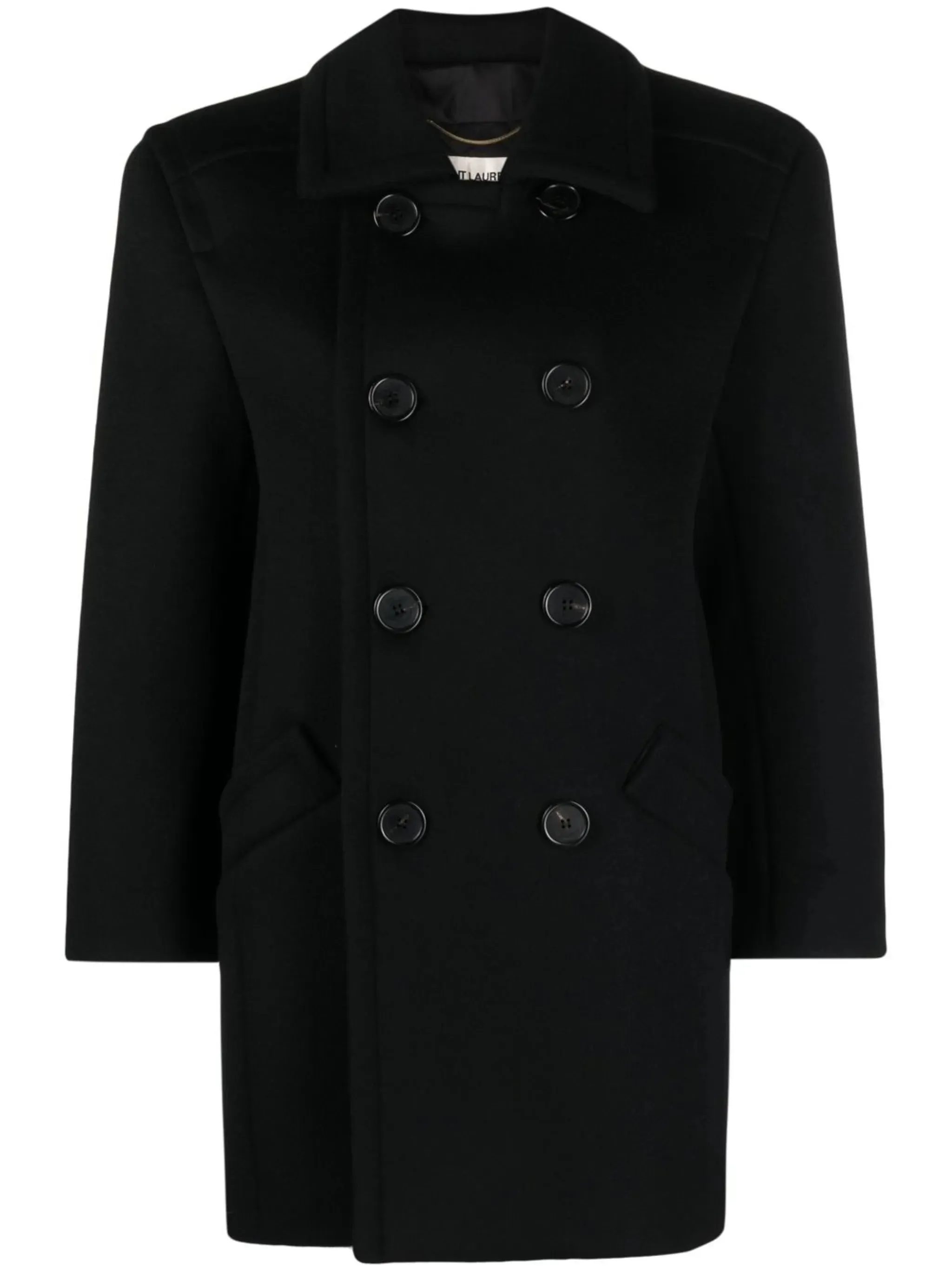 Invitation-only sale coat wool Worldwide delivery double-breasted