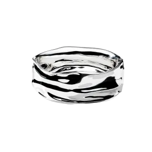 IPPOLITA Classico Sterling Silver Crush Wide Hinged Bangle