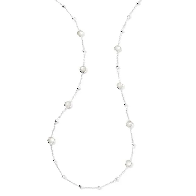 Ippolita Sterling Lollipop Mother of Pearl Station Necklace
