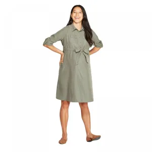 Isabel Maternity by Ingrid & Isabel Long Sleeve Sandwashed Shirtdress
