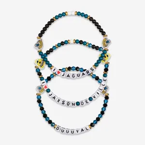 Jacksonville Jaguars 3 Pack Friendship Bracelet