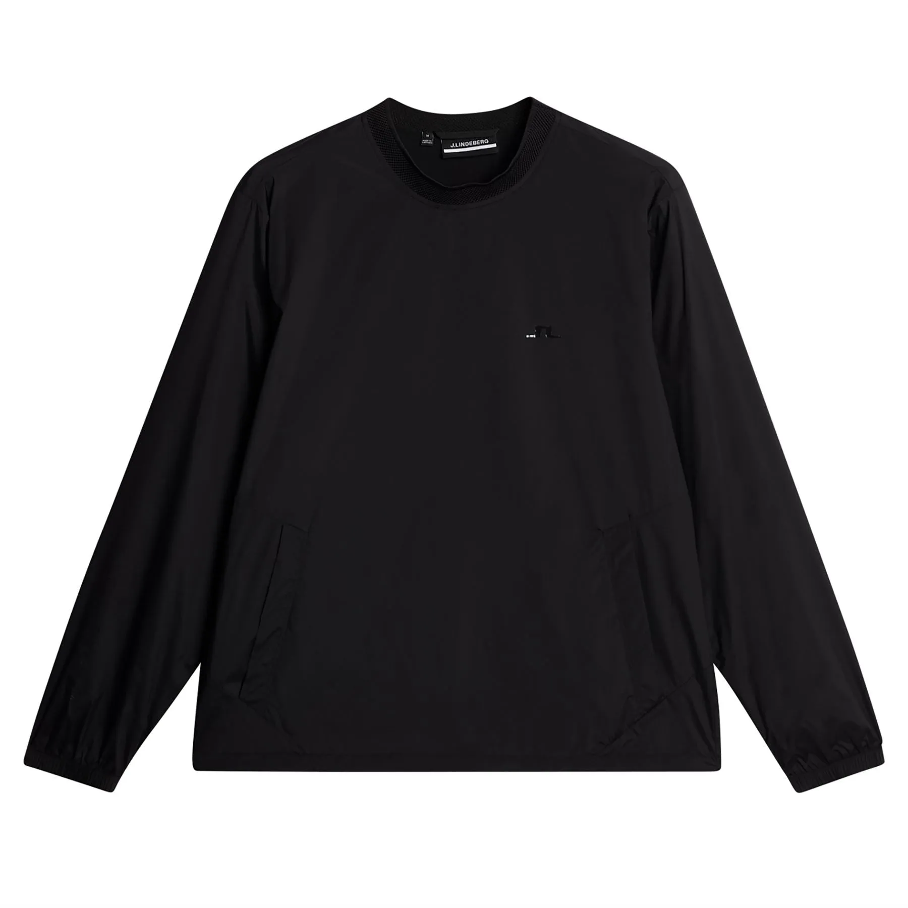 JL Stretch Wind Pro Crew Neck Windbreaker Black
