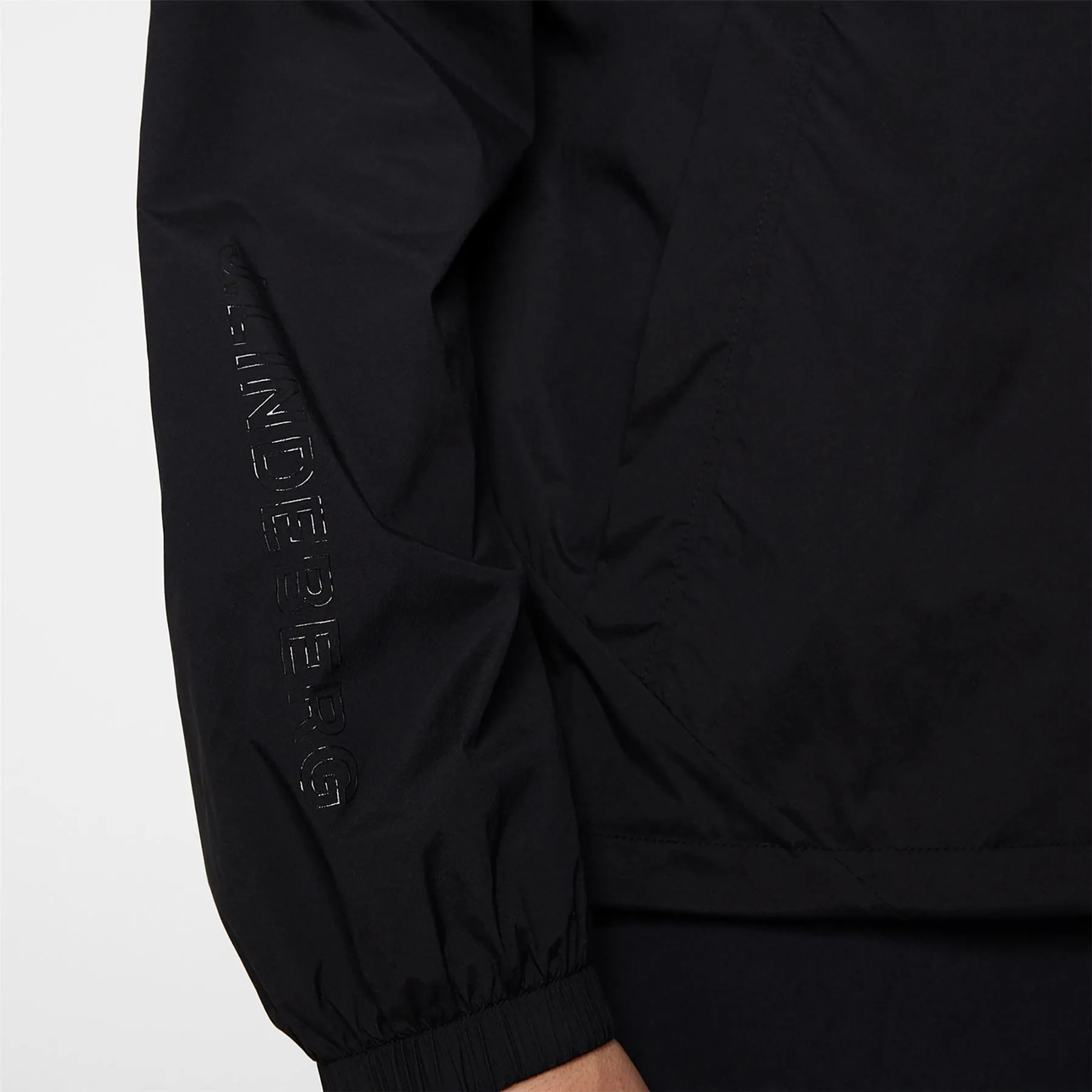 JL Stretch Wind Pro Crew Neck Windbreaker Black