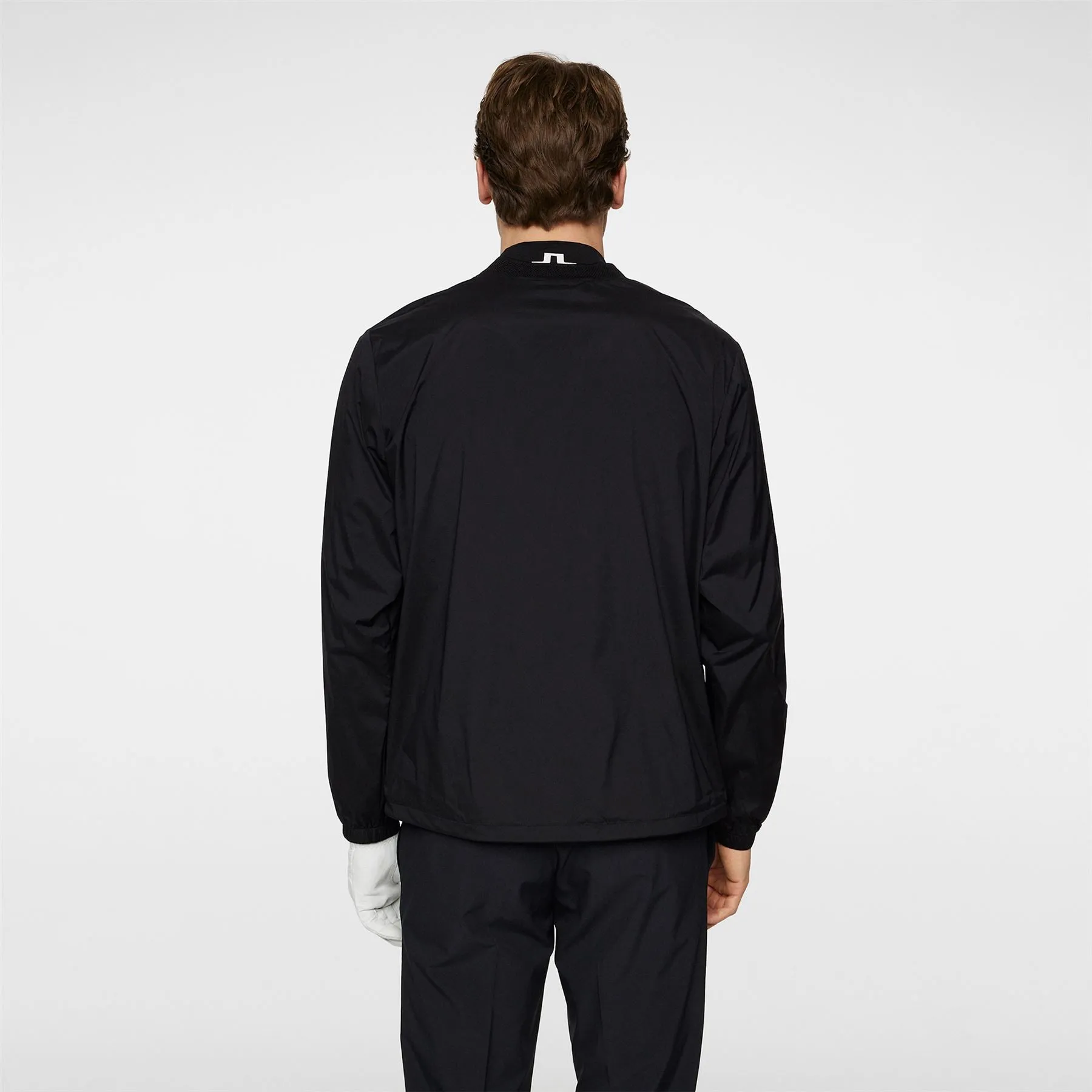 JL Stretch Wind Pro Crew Neck Windbreaker Black