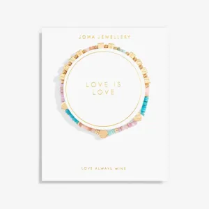 Joma Happy Little Moments Love Is Love Gold Bracelet
