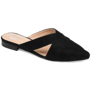 Journee Collection Women's GIADA Loafer Flat, Black, 7.5