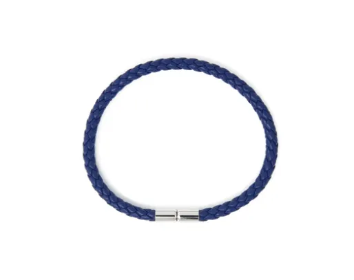 Keva Navy Braided Bracelet
