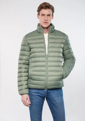 Khaki Puffer Jacket