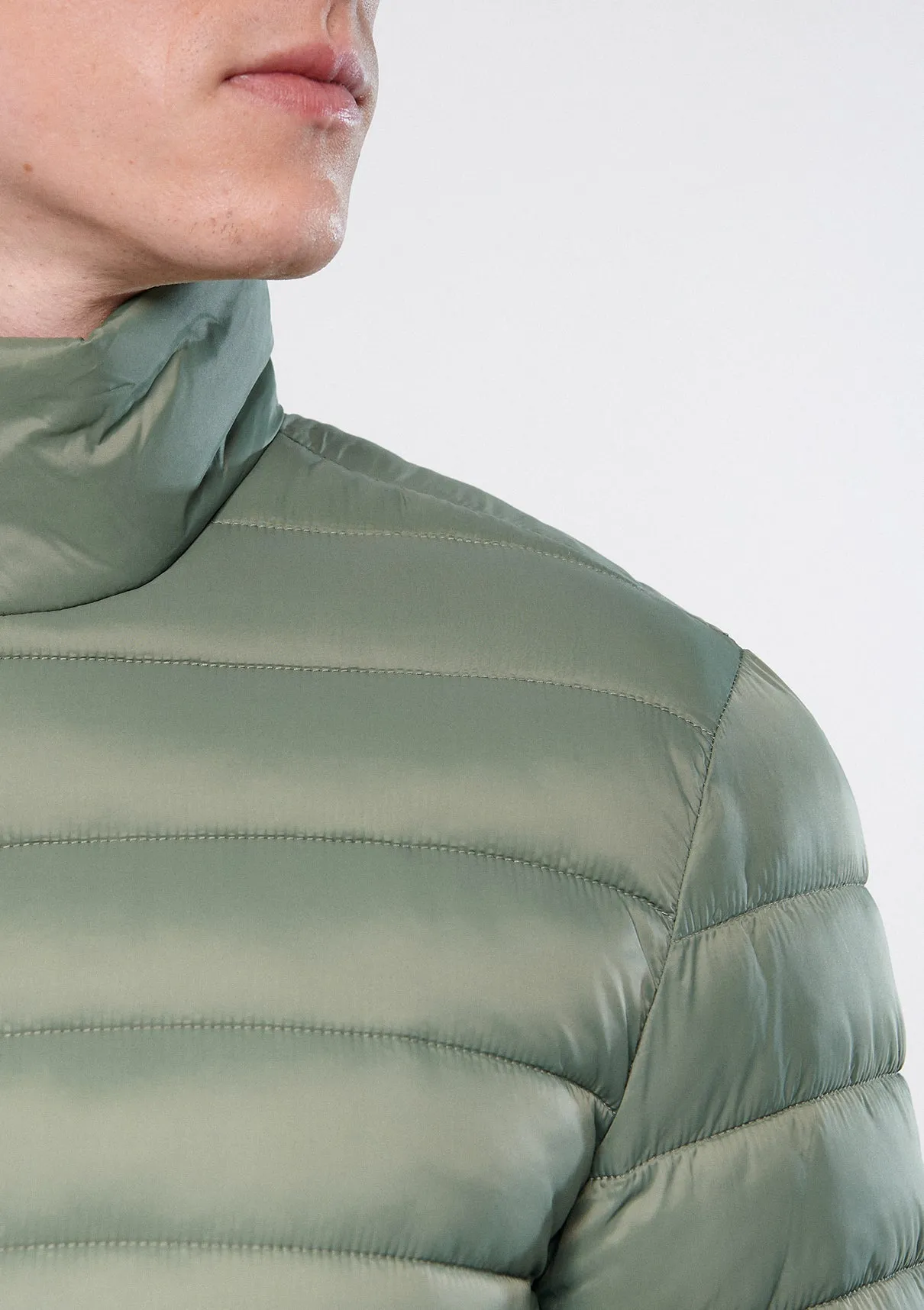 Khaki Puffer Jacket