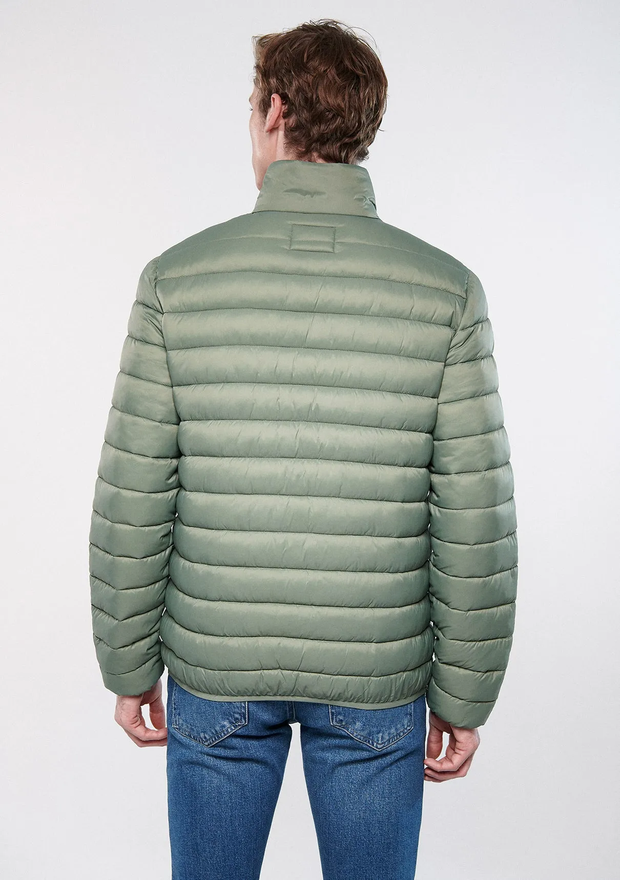 Khaki Puffer Jacket