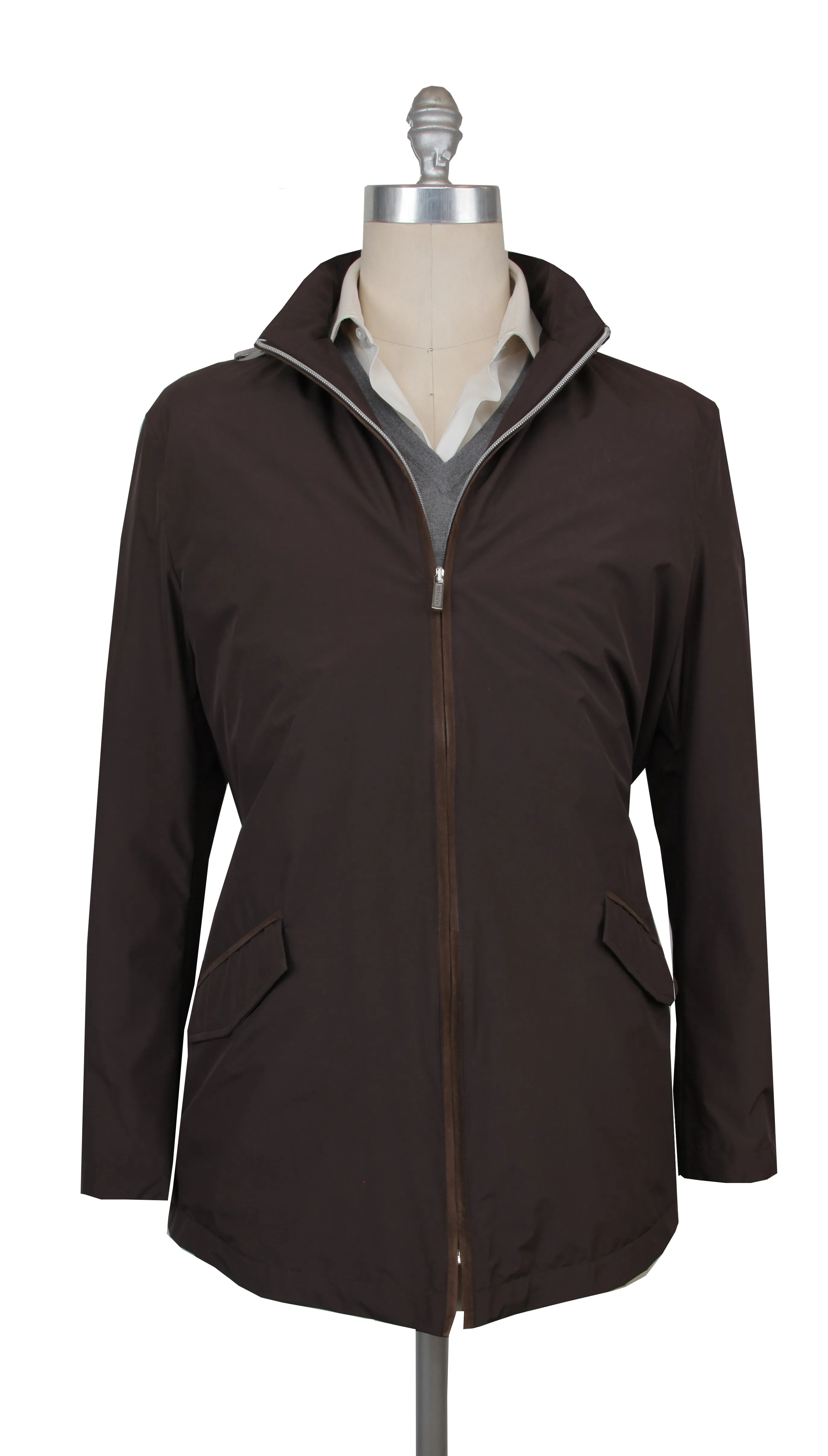 Kiton Brown Windbreaker