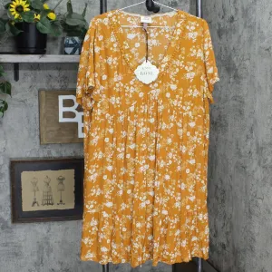 Knox Rose Women's Floral Print Short Sleeve Dress 78390159