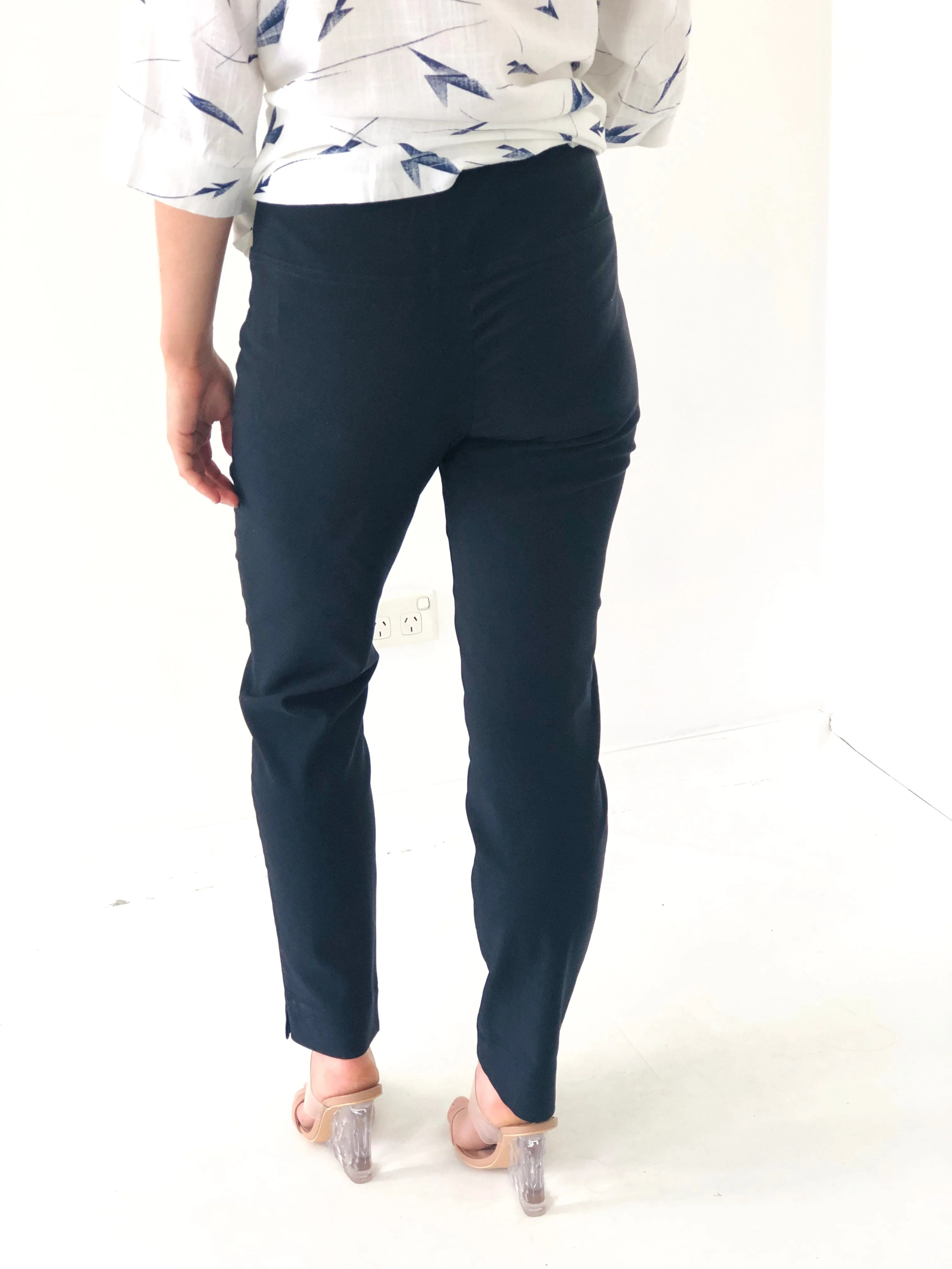 Kylie Navy Stretch Pants