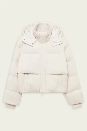 Lana Puffer Jacket in Cream