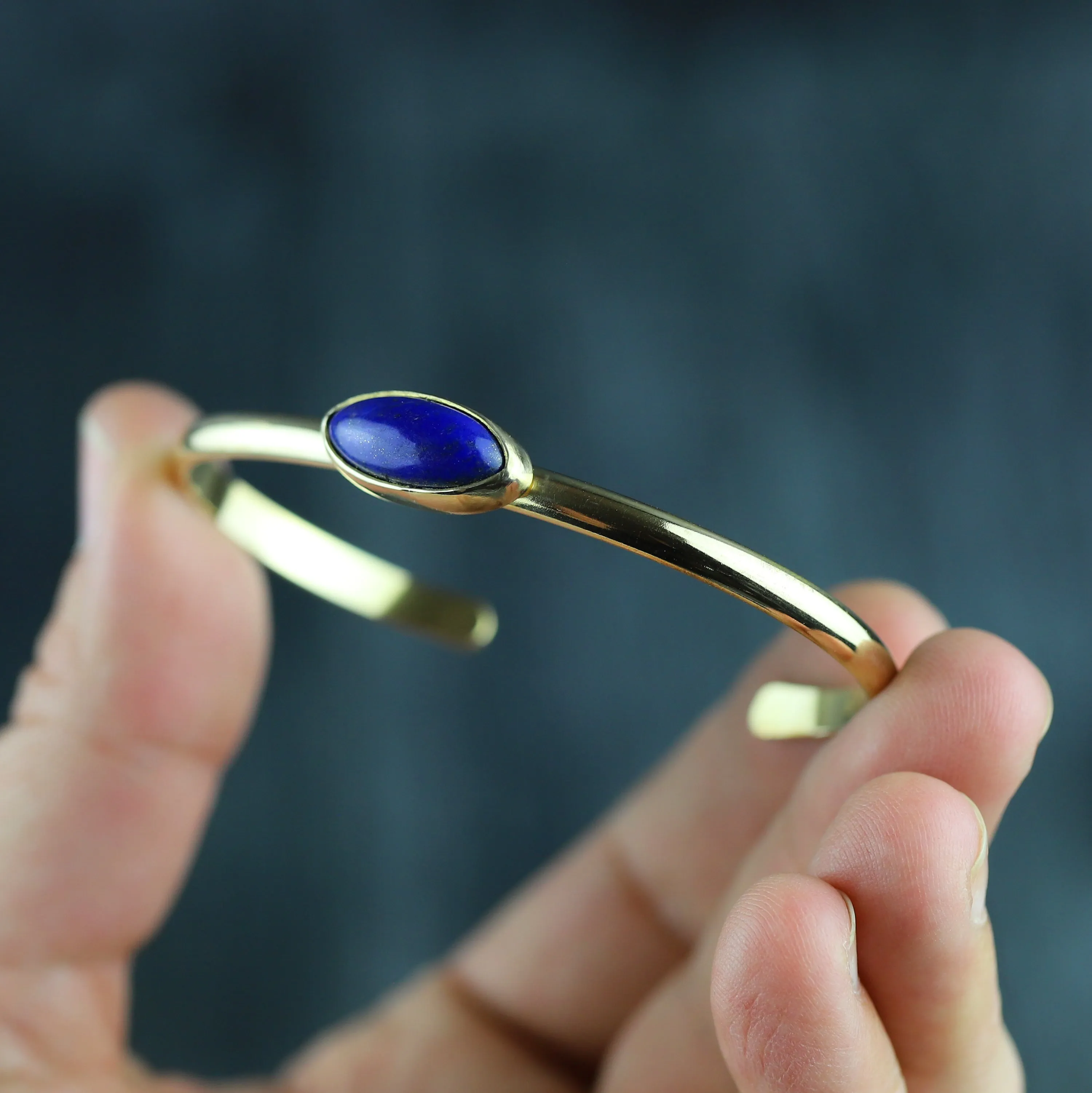 Lapis Stacking Cuff No.48