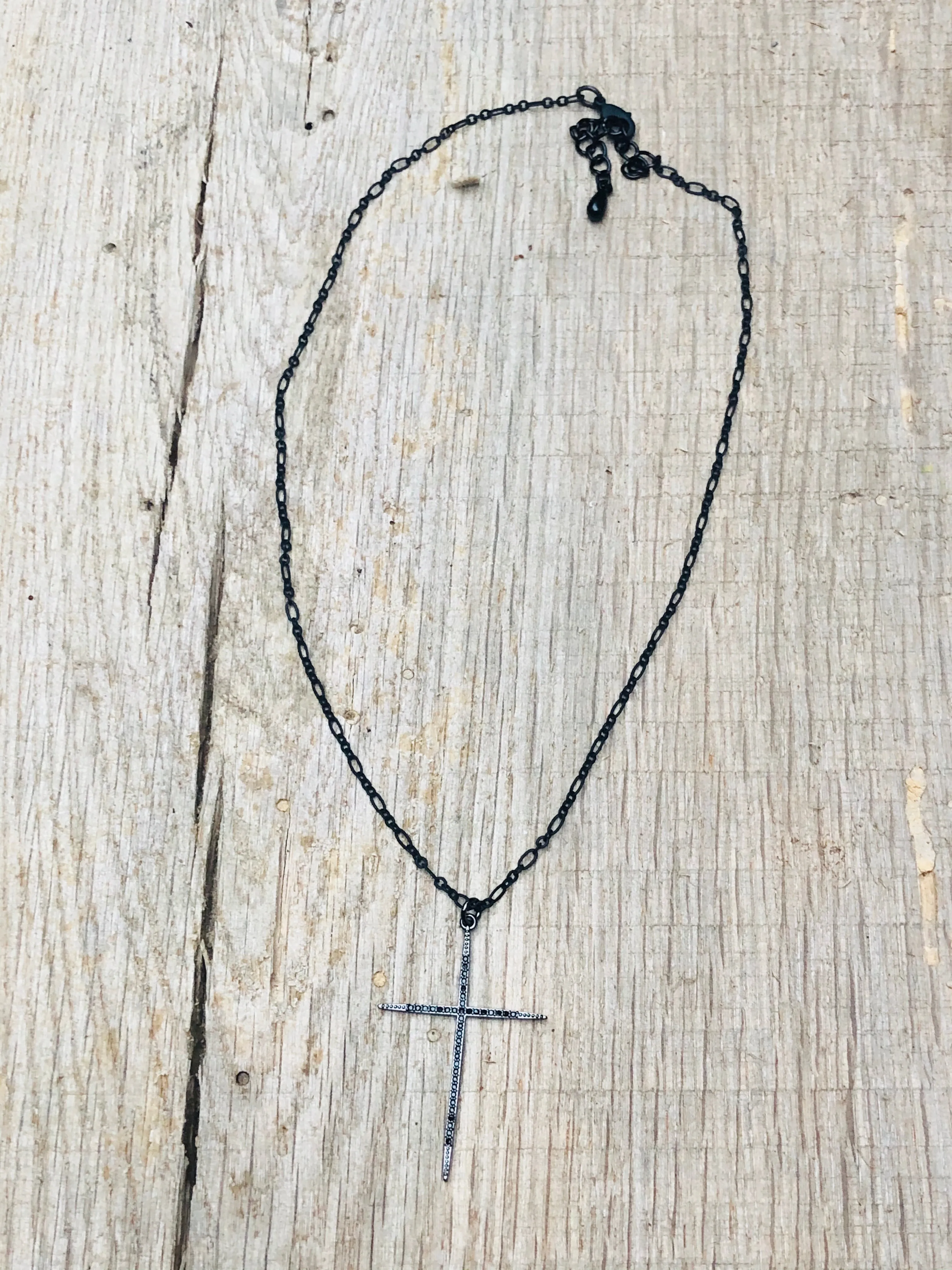 Layered Cross Necklace