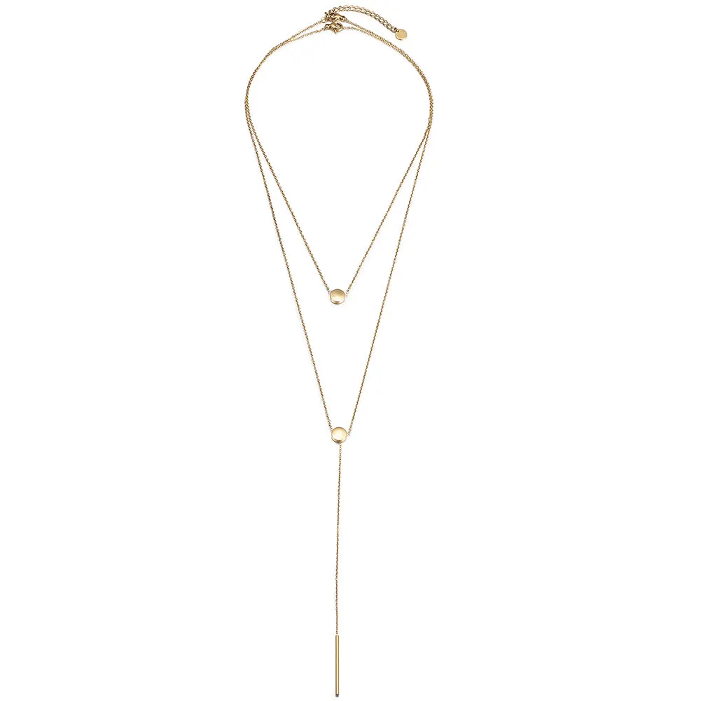 Layered Lariat Necklace