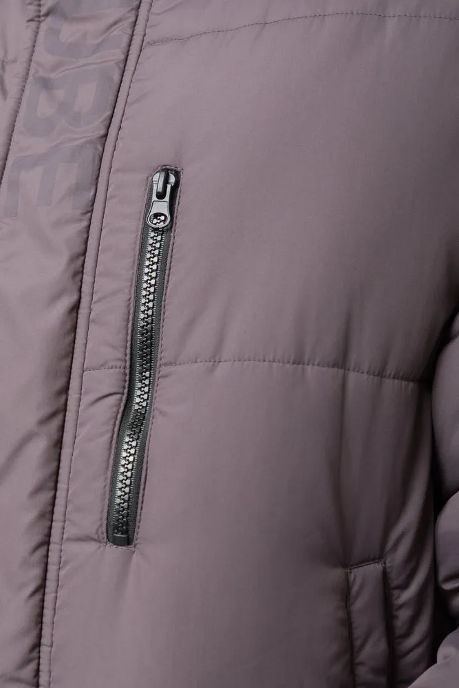 Long Puffer Jacket Charcoal