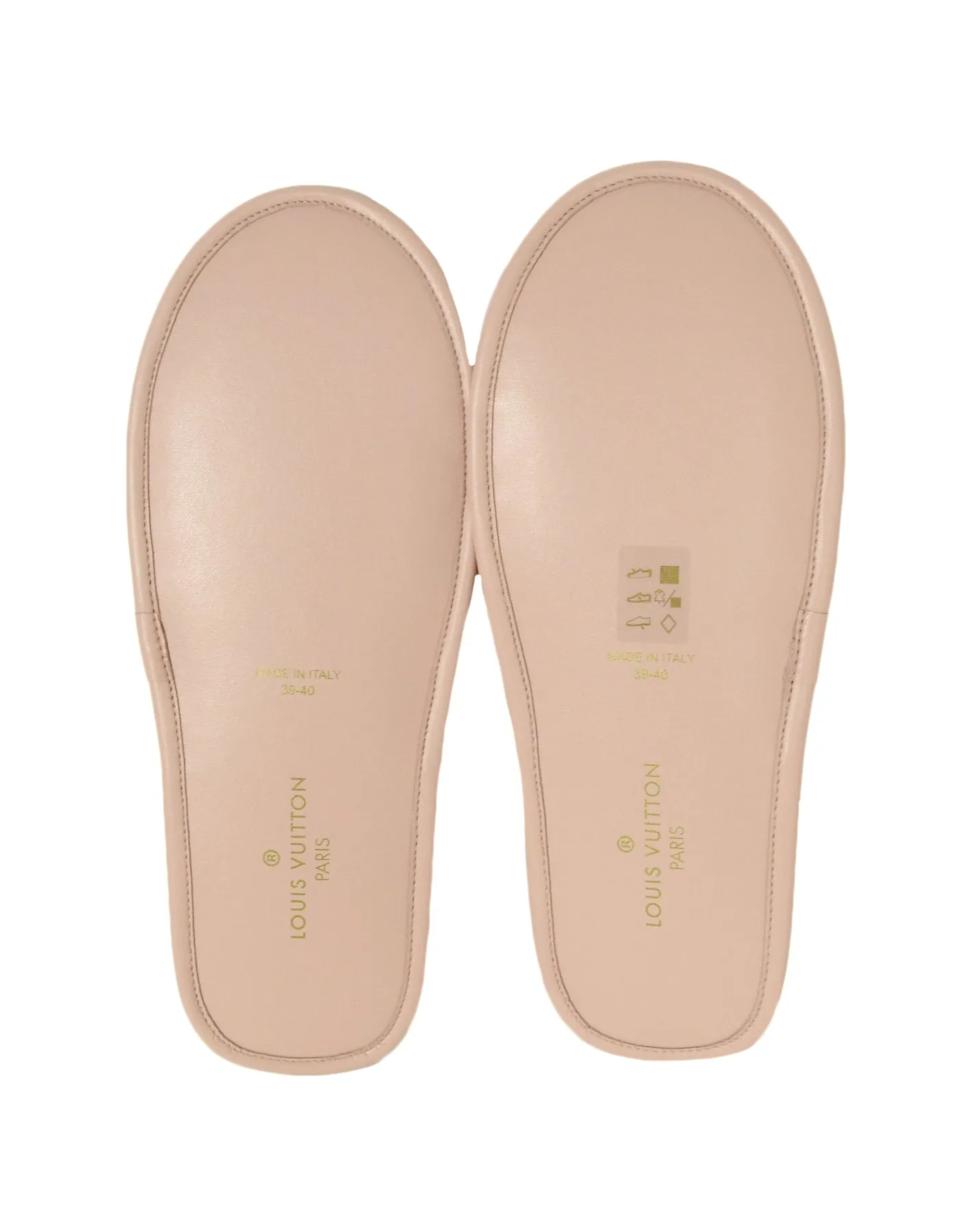 Louis Vuitton Pink Monogram Velvet/Mink Fur Suite Open Back Flat Loafer Slipper sz 39-40