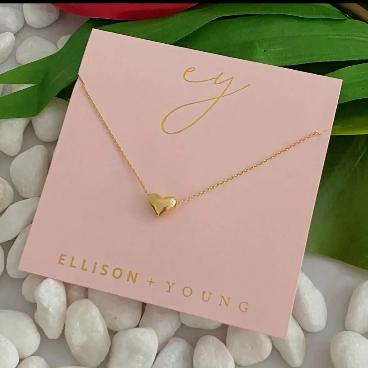 Love Bean Heart Necklace