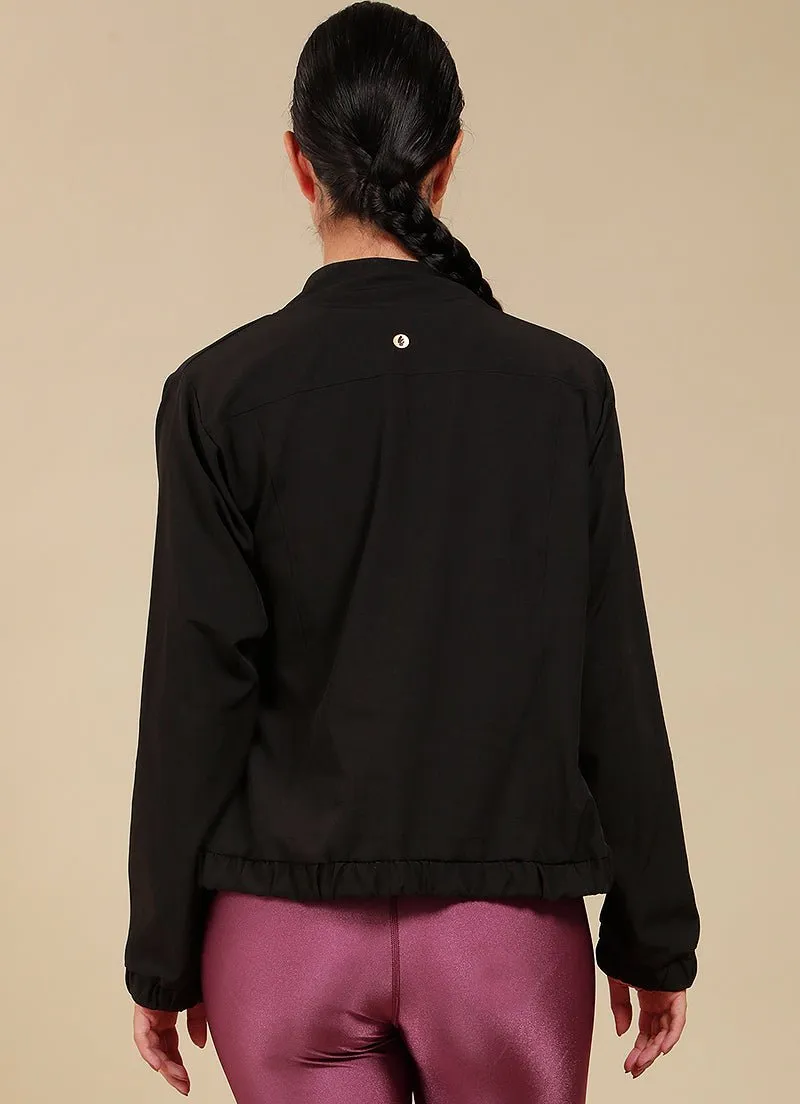 Love Windbreaker Jacket (Black)