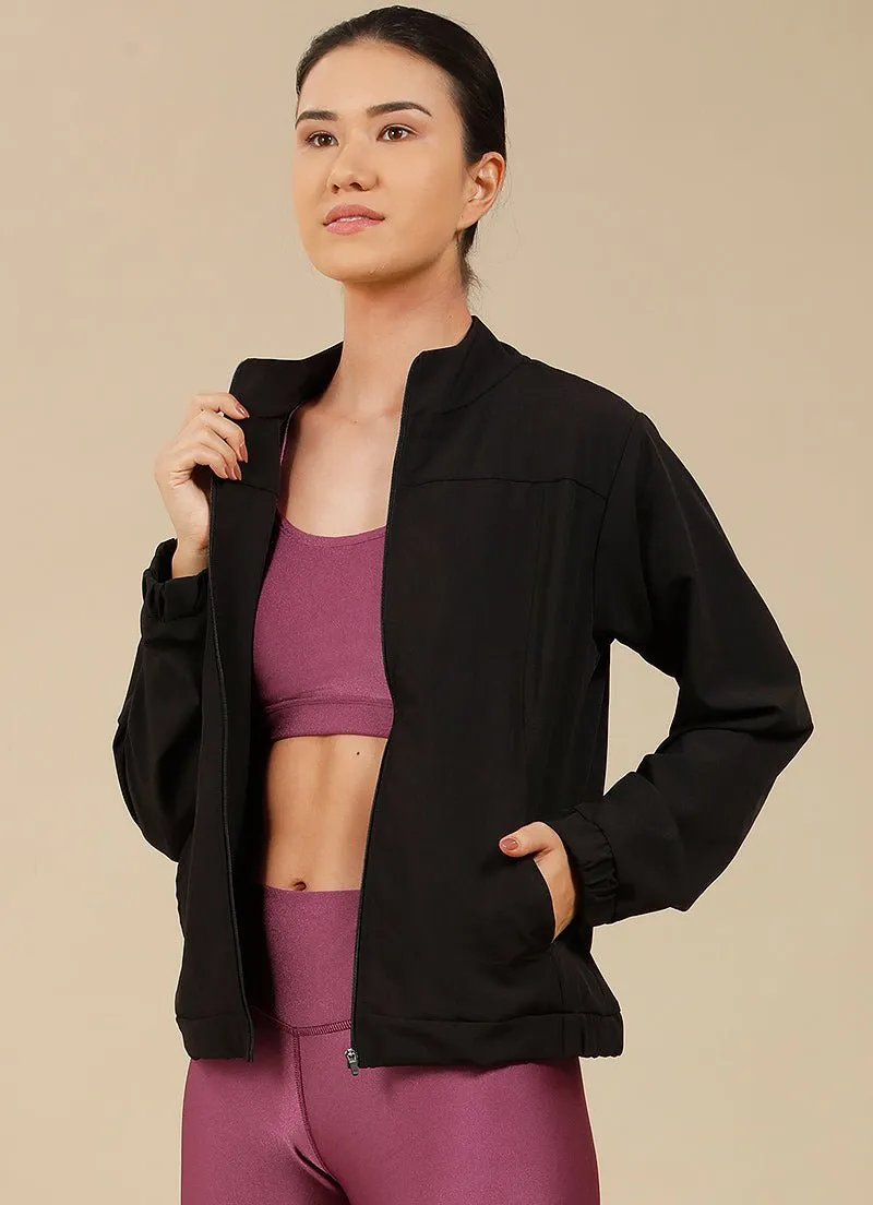 Love Windbreaker Jacket (Black)