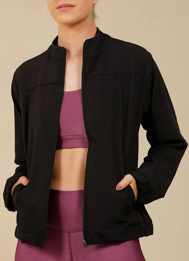 Love Windbreaker Jacket (Black)