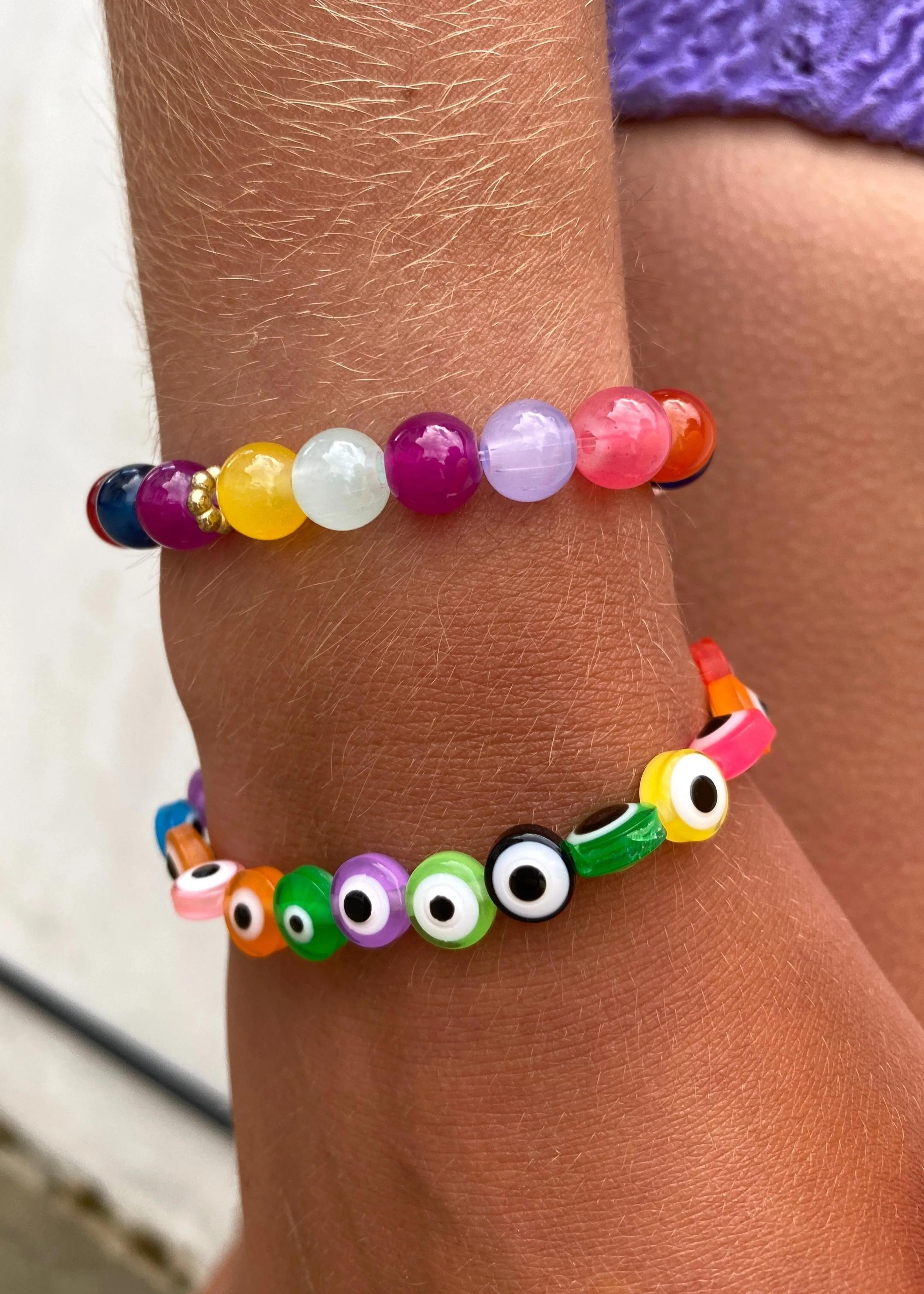 Lucky Eyes Beaded Bracelets
