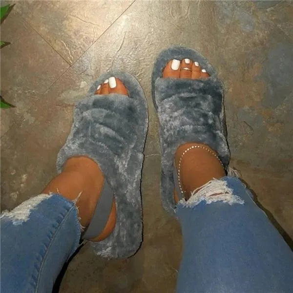Lydiashoes Flat With Flip Flop Slip-On Slippers