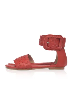 Madagascar Woven Leather Sandals (Sz. 10)