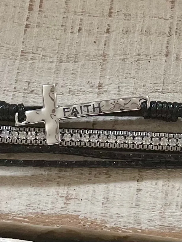Magnetic Faux Leather Bracelets