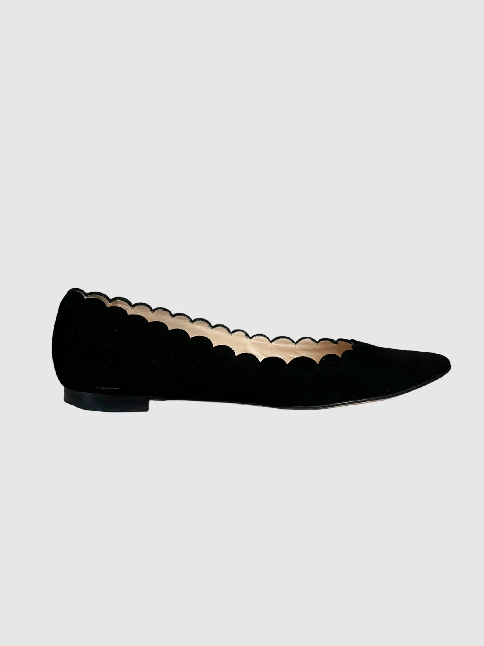 Manolo Blahnik Pointed Toe Flats - Size 39.5