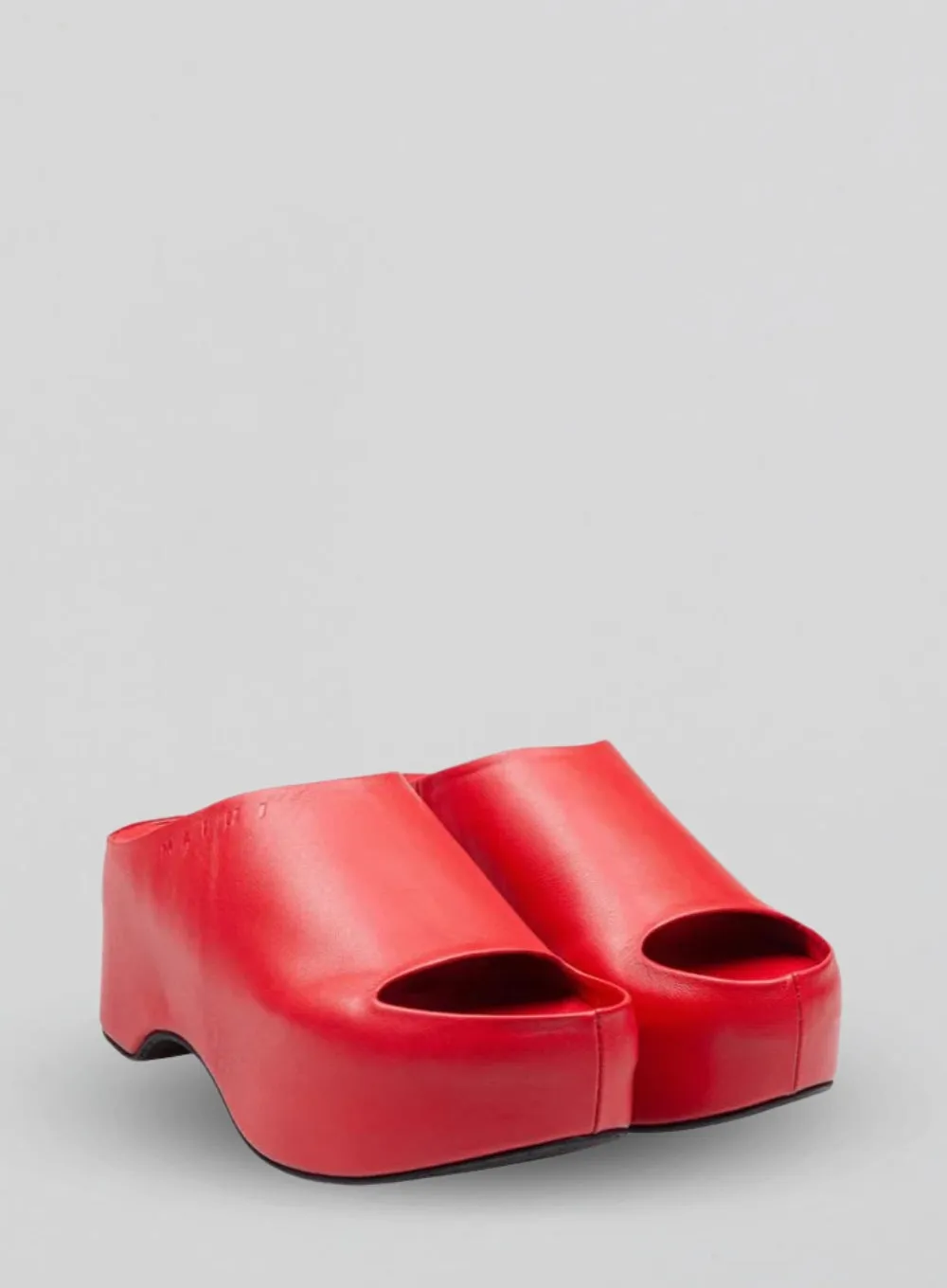 MARNI | Leather Platform Slides