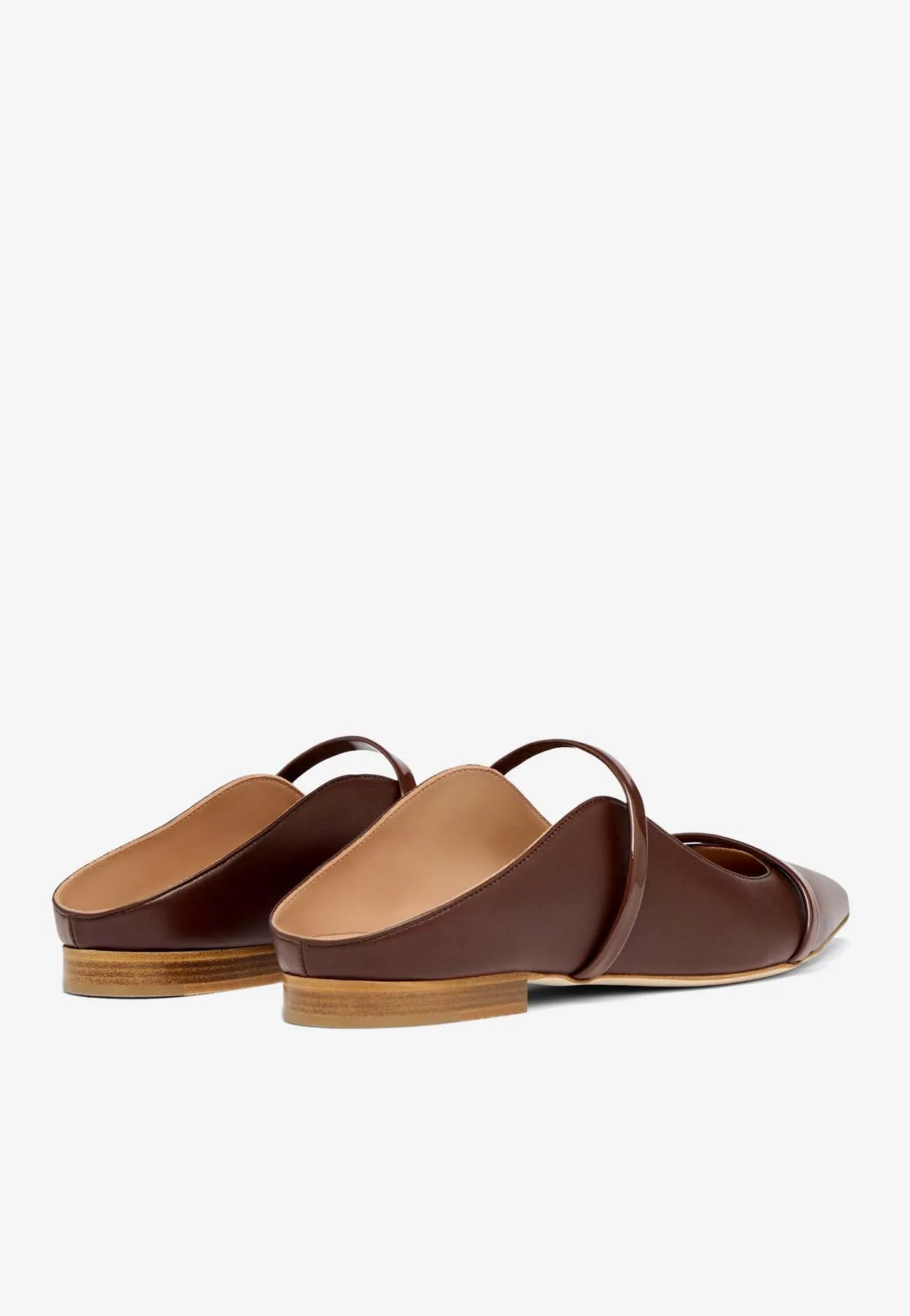 Maureen Nappa Leather Flat Mules