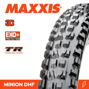 Maxxis Tyre Minion DHF 29 X 2.50 WT 3C Grip EXO  TR Fold 60TPI E-25