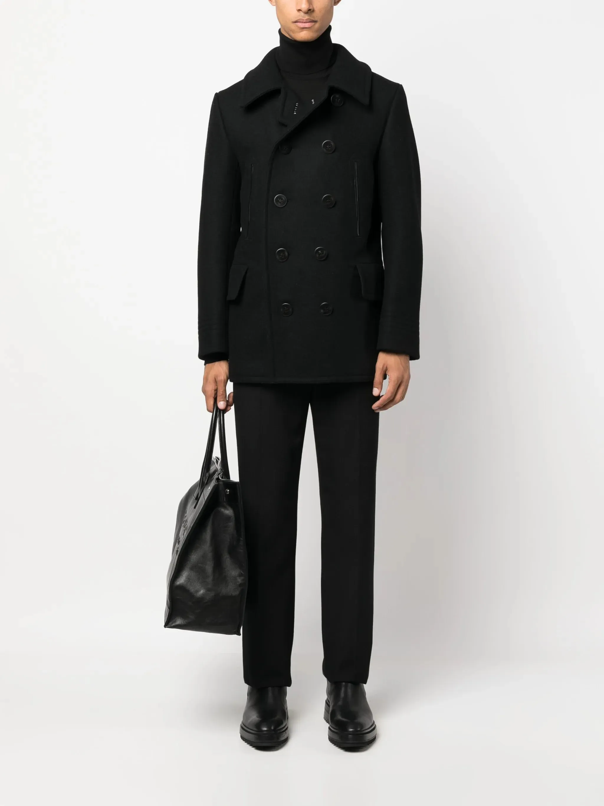 Melton-wool peacoat Stable Rave reviews blend