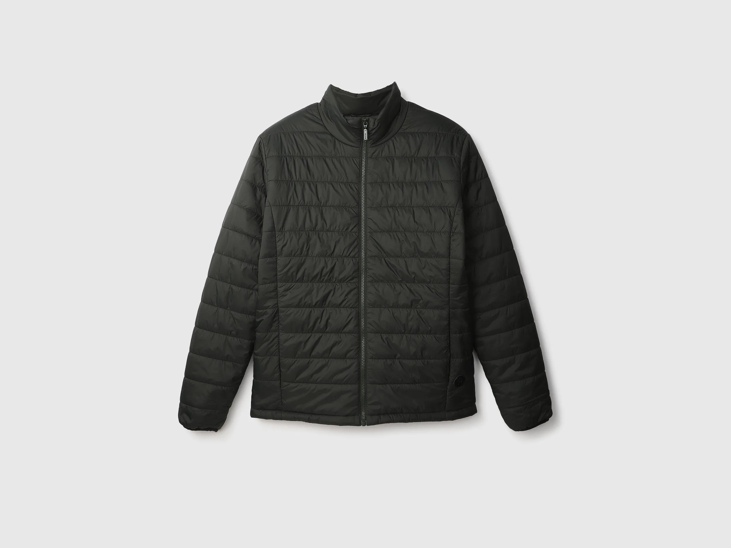 Men Solid High Neck Jacket