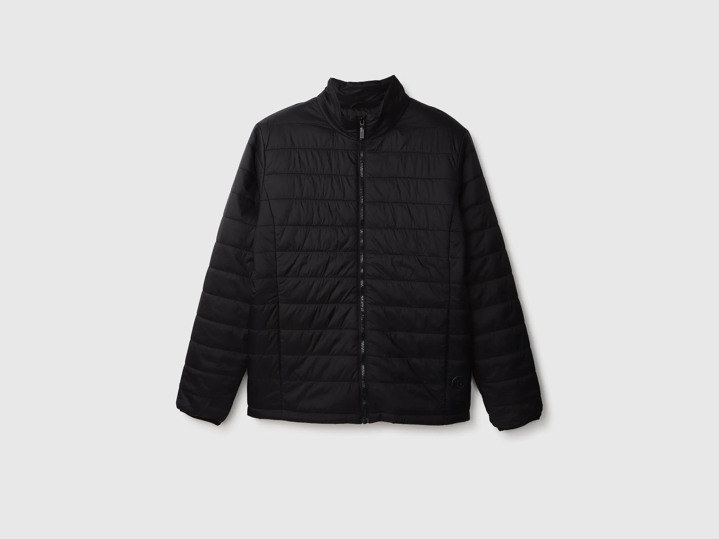 Men Solid High Neck Jacket