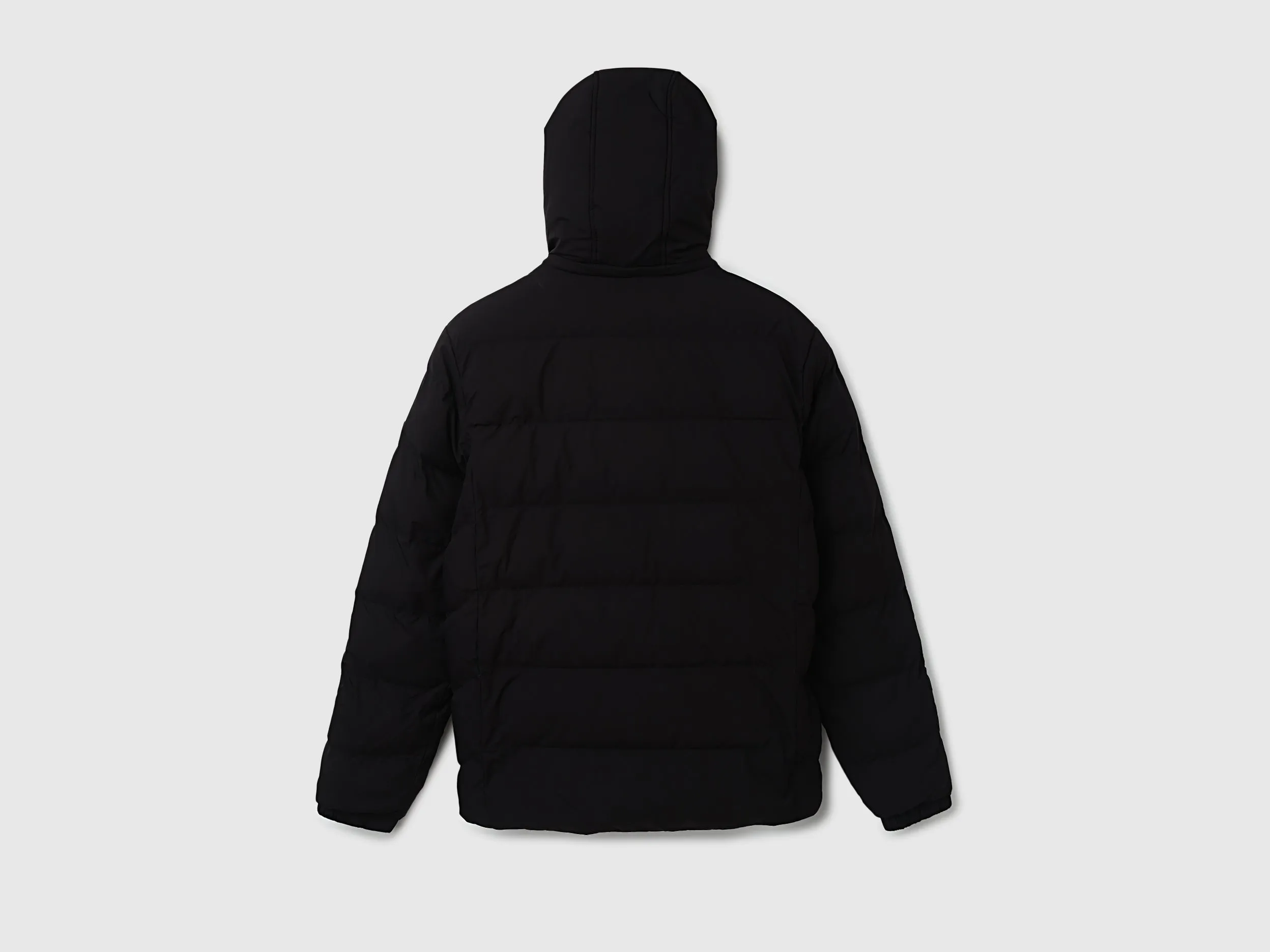 Men Solid Hooded Jacket