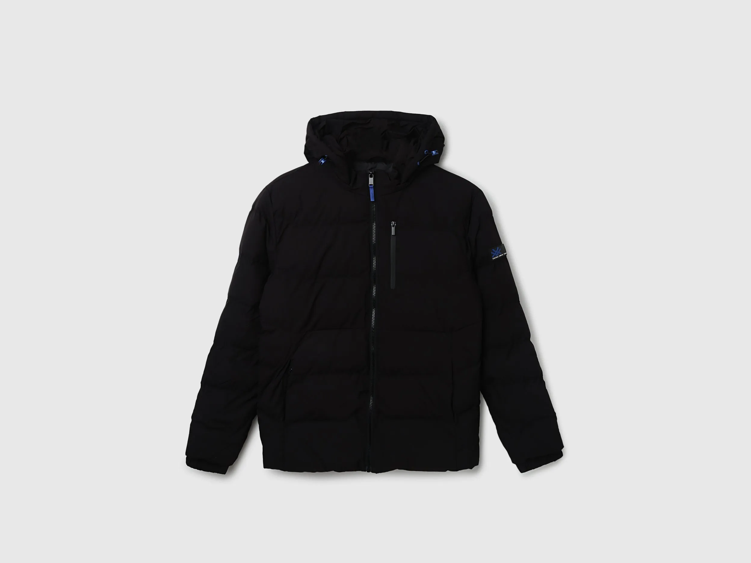 Men Solid Hooded Jacket