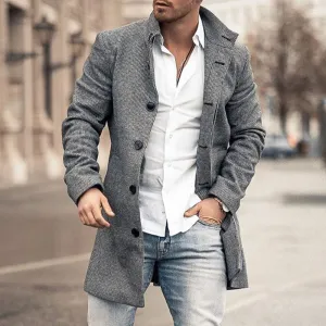 Men's Winter Casual Overcoat