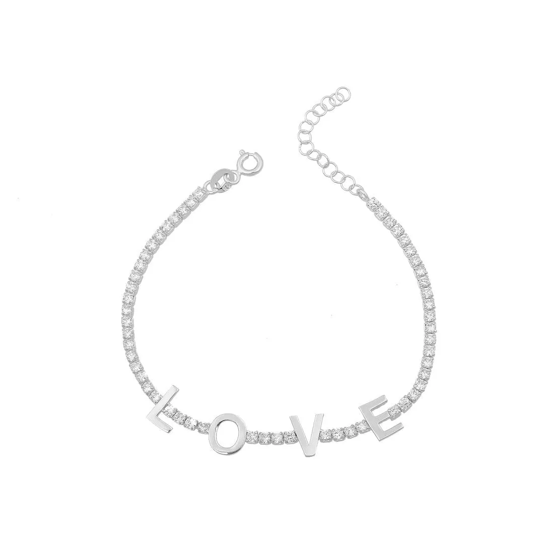 Mini Name Tennis Bracelet