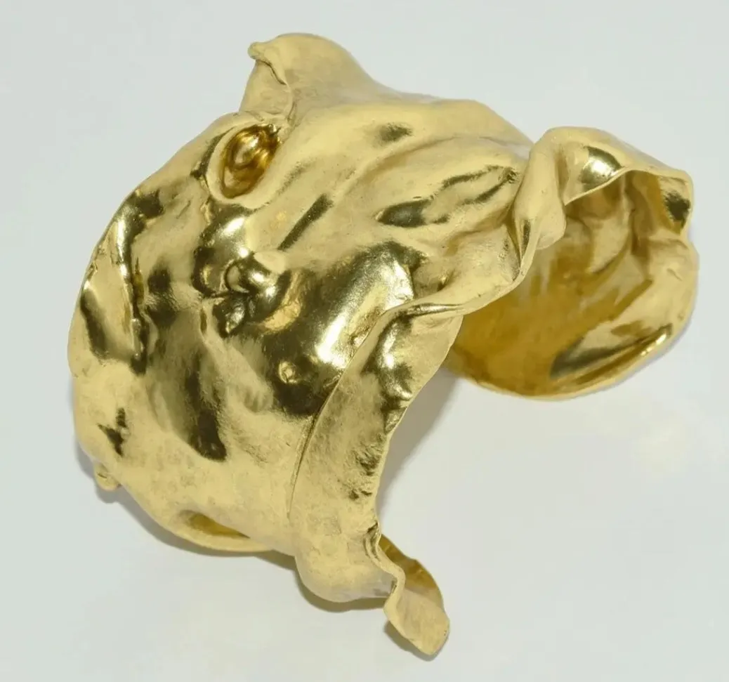 Molten Gold Cuff Bracelet