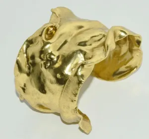Molten Gold Cuff Bracelet